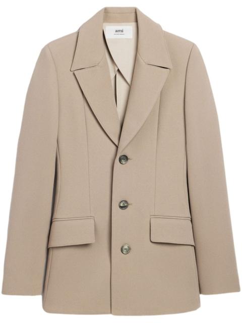 AMI Paris tailored virgin wool blazer