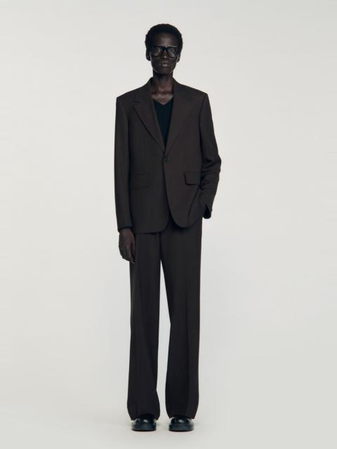 Sandro WOOL SUIT JACKET