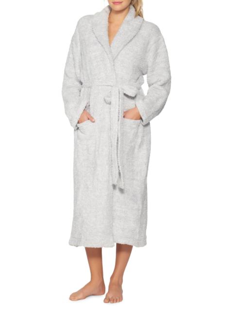 Barefoot Dreams Women's The CozyChic Heathered Robe - Heathered Ocean White