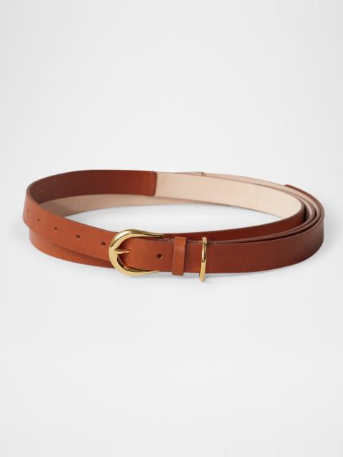 DÉHANCHE Hollyhock Medium Leather Belt