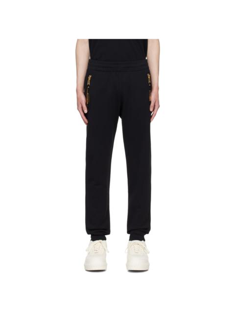 Moschino Black Hardware Sweatpants