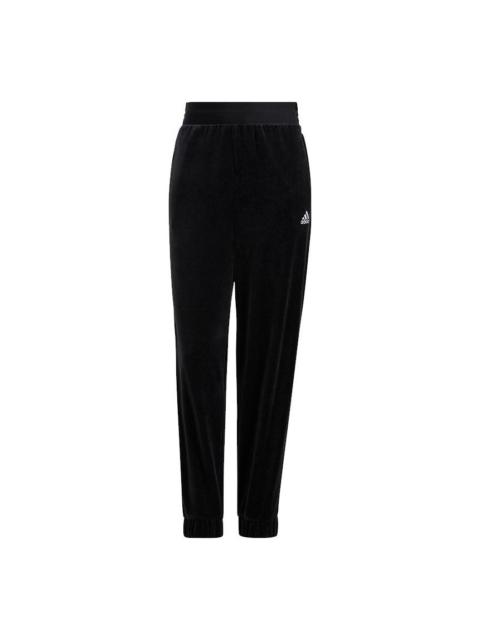 adidas (WMNS) adidas Velour Pants 'Black' HG1847