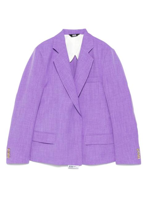 GCDS Mélange-effect Blazer
