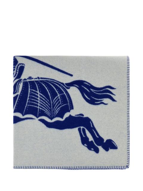 Burberry Light grey wool blanket