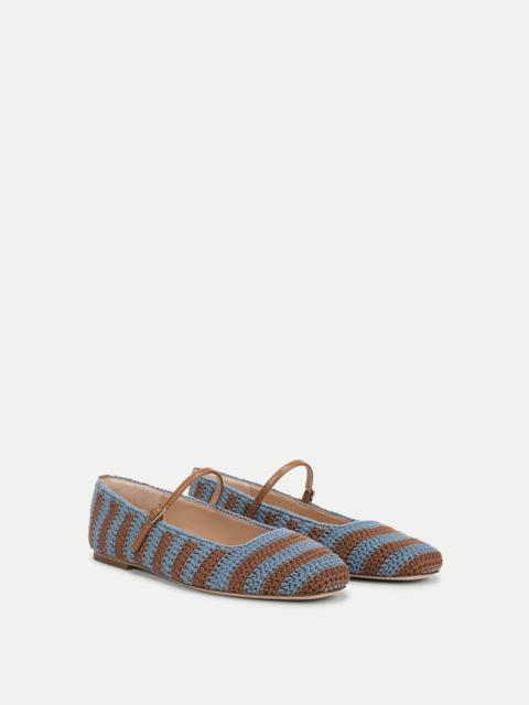 VERONICA BEARD ELLIE CROCHET FLAT