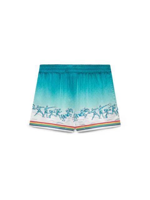 La Déesse Du Stade Silk Shorts