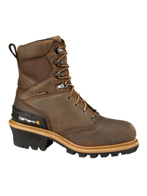 Carhartt Waterproof Insulated 8" Composite Toe Logger Boot