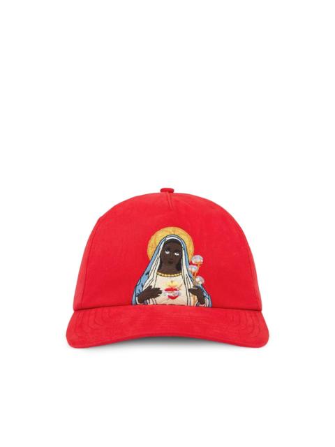 DENIM TEARS Black Mary cap