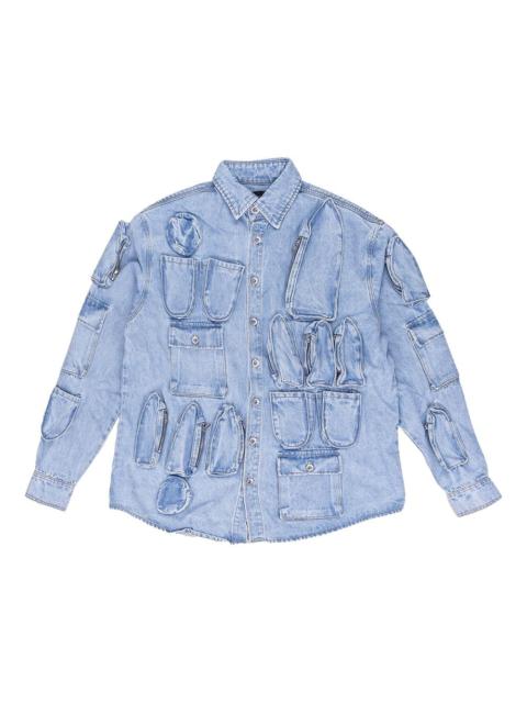 WHO DECIDES WAR pocket tech coat