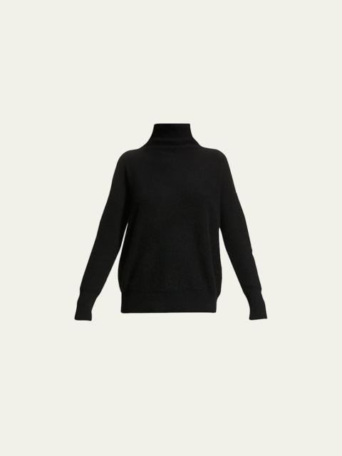 Vince Boiled Cashmere Turtleneck Pullover