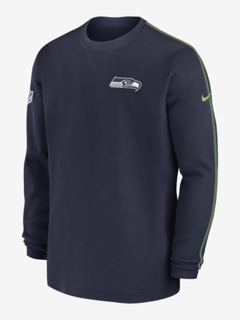Nike Seattle Seahawks Sideline Coach Men’s Nike NFL Long-Sleeve Top