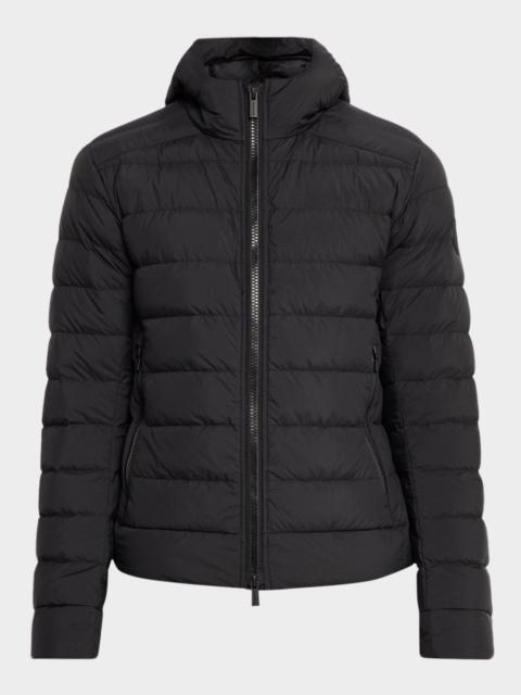 Canada Goose Men's Crofton Packable Quilted Matte Ripstop Hoodie