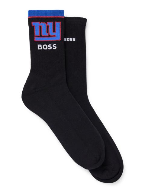 BOSS BOSS X NFL TWO-PACK OF COTTON SHORT SOCKS