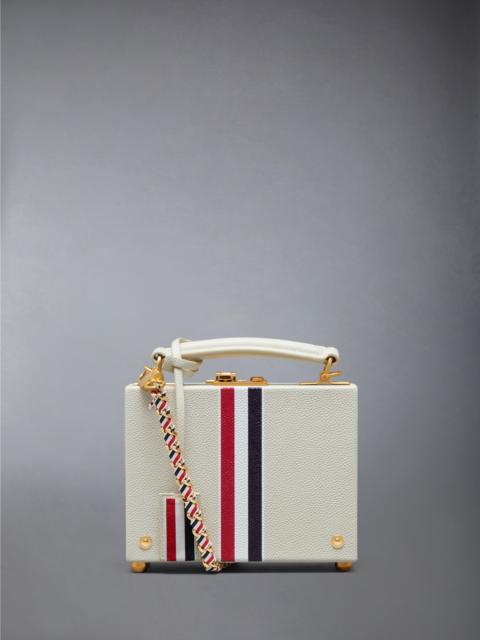 Thom Browne PEBBLE GRAIN RWB CHAIN MICRO ATTACHE CASE