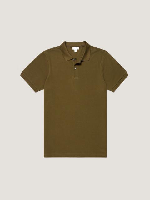 Sunspel Piqué Polo Shirt