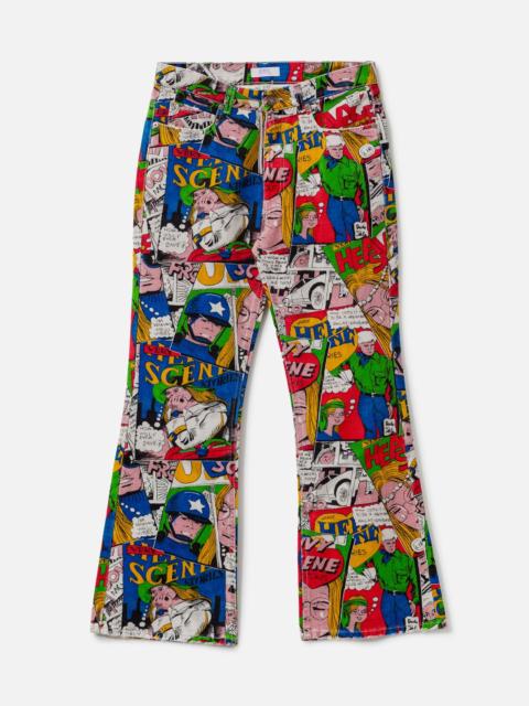 ERL UNISEX PRINTED DENIM PANTS