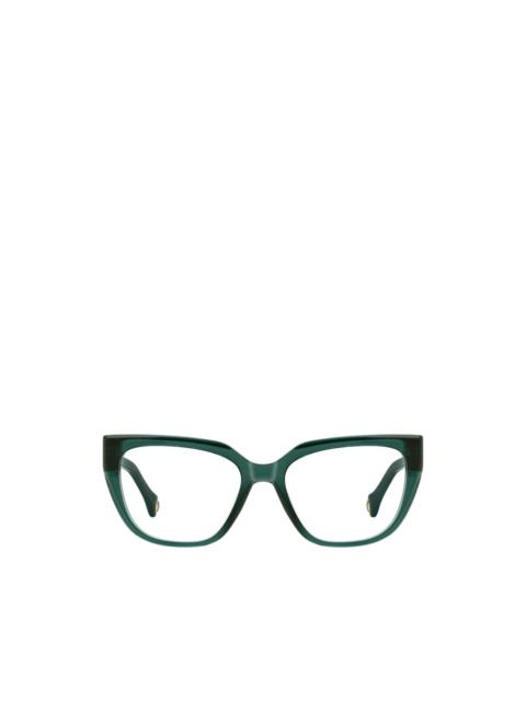 CAROLINA HERRERA logo-plaque cat-eye glasses