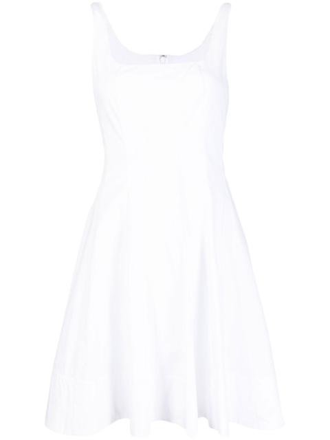 STAUD Wells pleated mini dress