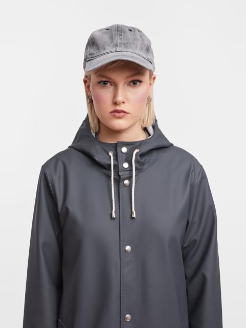 Stutterheim Stockholm Long Raincoat Charcoal