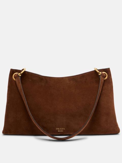 Prada Etude Large suede shoulder bag