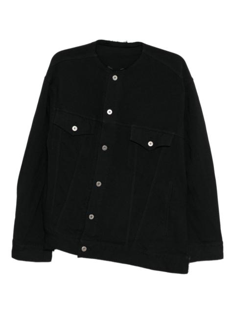 BLACK COMME des GARÇONS crew-neck jacket
