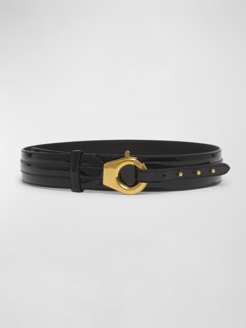 Patent Leather Belt