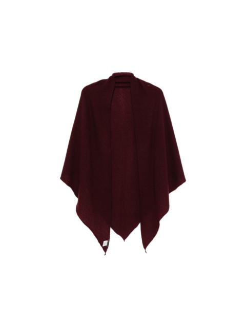 Faliero Sarti fine-knit pointed-edge scarf