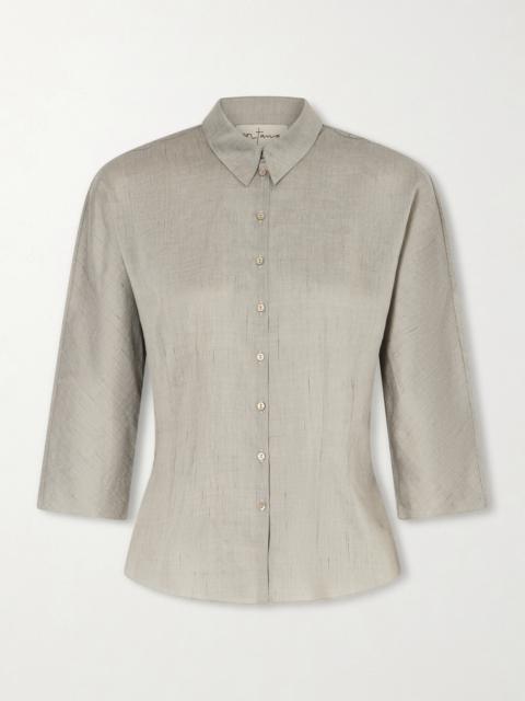 cortana Theresa Dupioni Shirt