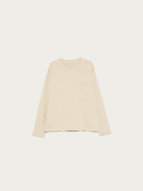 Lemaire Boxy Long Sleeve Tee - Pear
