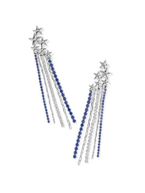 KENDRA SCOTT Cassidy Silver Statement Earrings