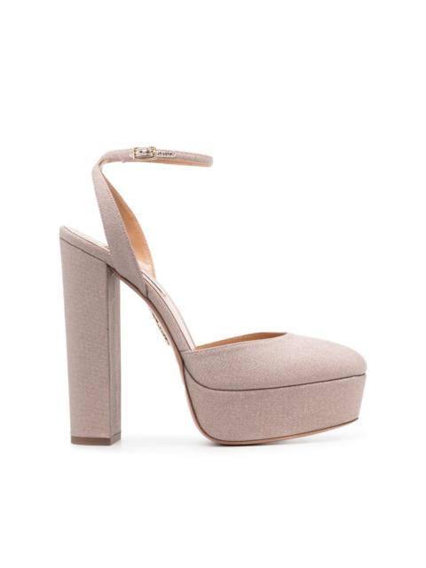 So High 140mm platform pumps