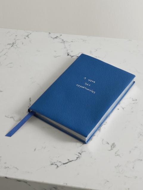 Smythson + Thomas Lélu Soho Panama Textured-leather Notebook