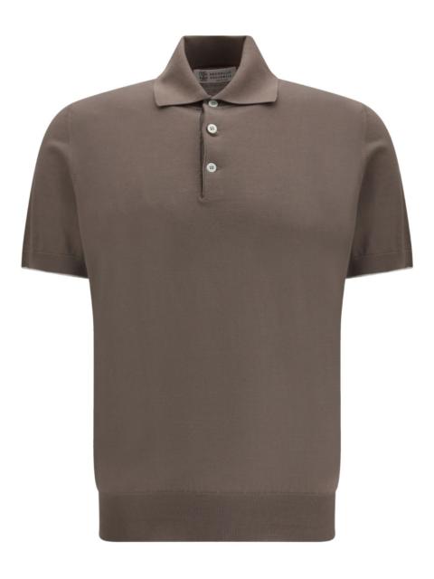 Brunello Cucinelli short-sleeve polo shirt