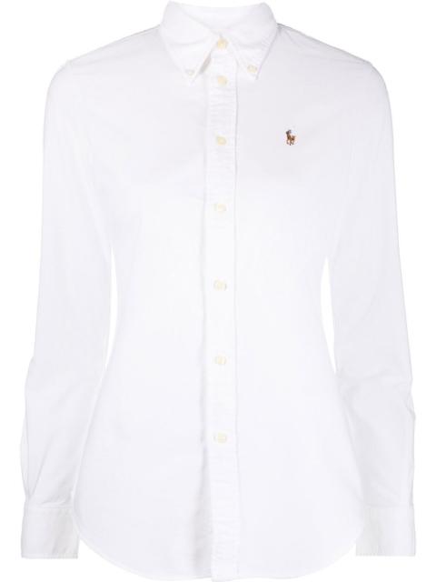 Polo Ralph Lauren logo-embroidered Oxford shirt