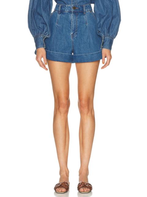 Zimmermann Denim Tailored Short