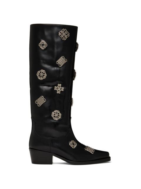 TOGA PULLA SSENSE Exclusive Black Tall Boots