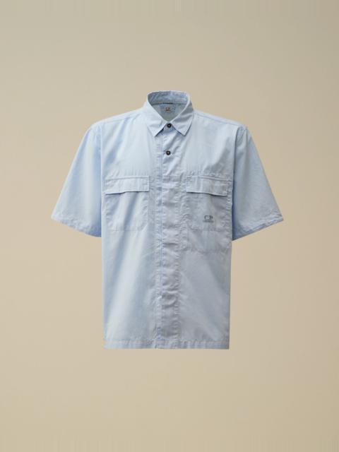 C.P. Company Cotton Rip Stop Boxy Short Sleeve Shirt