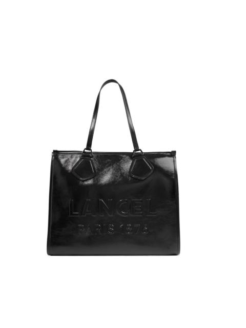LANCEL large embossed-logo tote bag