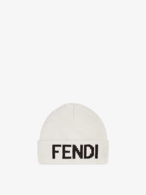 FENDI White wool hat