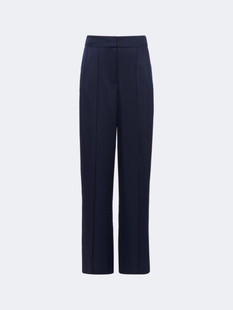 SIMKHAI Kyra high-rise satin wide-leg pants