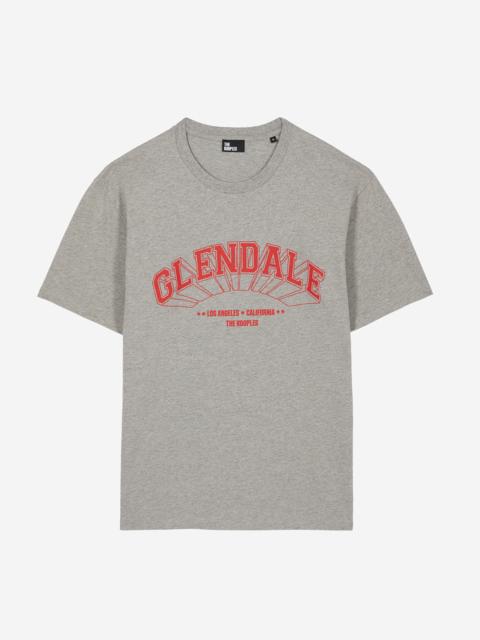 The Kooples GREY T-SHIRT WITH GLENDALE SERIGRAPHY