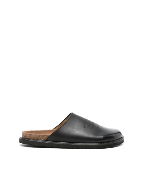 Hender Scheme Comfy Cheak leather slides
