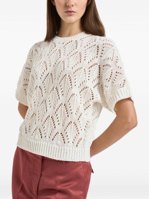PESERICO pointelle-knit T-shirt