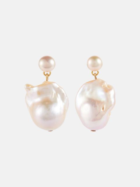 Jennifer Behr Maia faux pearl earrings