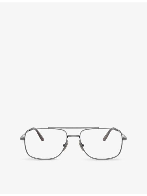 Ray-Ban RX8797 William Square-Frame Titanium Optical Glasses
