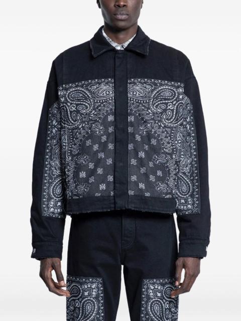 AMIRI paisley-print denim jacket