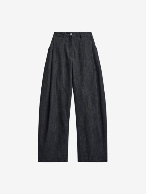 The Frankie Shop Nesna Barrel Leg Jeans - Black