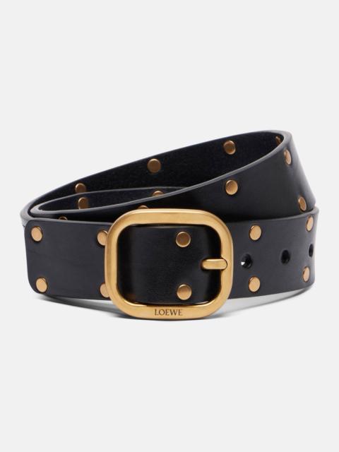 Loewe Studded leather belt