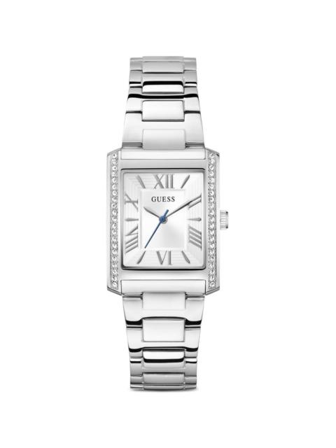 GUESS USA logo-detail 27mm watch