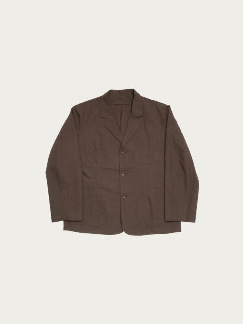 JAMES COWARD Carry On Jacket - Dark Brown Overdye Canvas